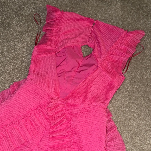 Pink Ruffled Dress - Picture 3 of 4